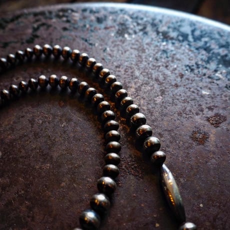 DUCK TAIL / Silver Beads Chain "SP-Type" 70cm