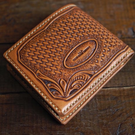 DEER HORN SMITHS Leather / CRAFT BILLFOLD "TAN"