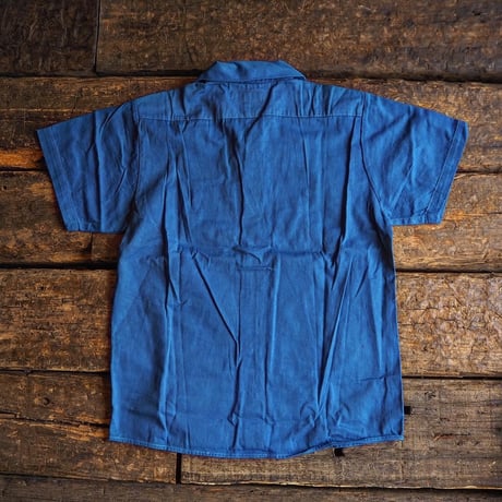 DEER HORN SMITH'S / SHORT SLEEVE WORK SHIRT "INDIGO"