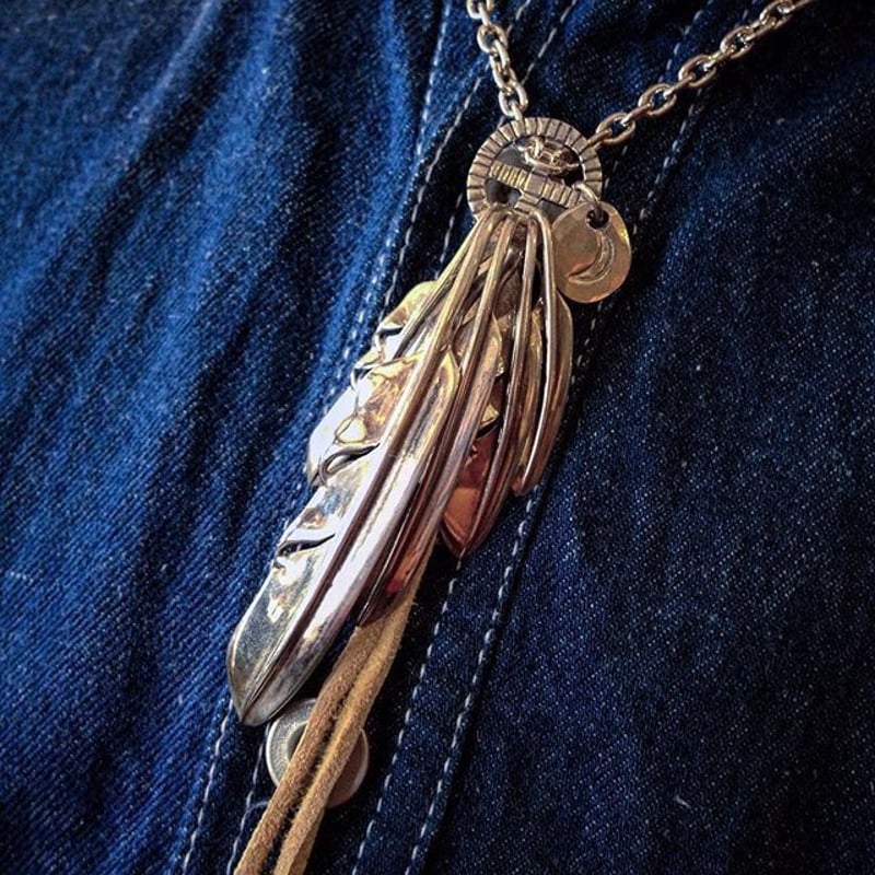 native spirit フェザーペンダントトップ セット インディアン native spirit フェザーペンダントトップ セット インディアン