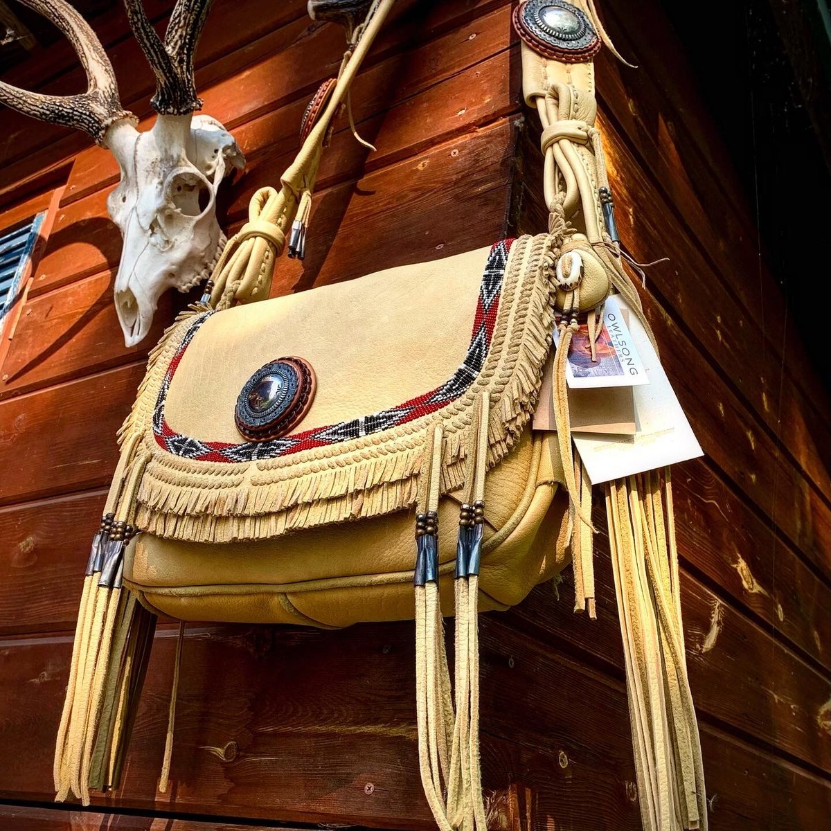 OWLSONG 梟唄 オウルソング メディスンバッグ 梟唄OWLSONG／DEER LEATHER MEDICINE BAG 