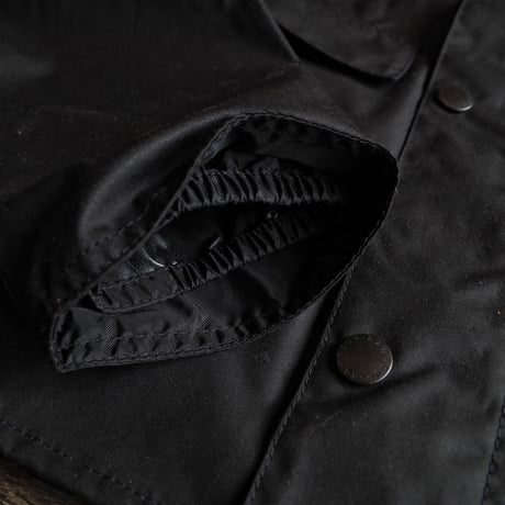 Barbour／SPEY WAXED COTTON JACKET -Black-