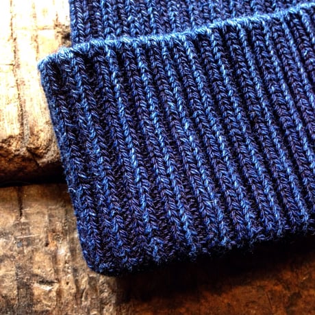 FULLCOUNT / INDIGO RIB WATCH CAP