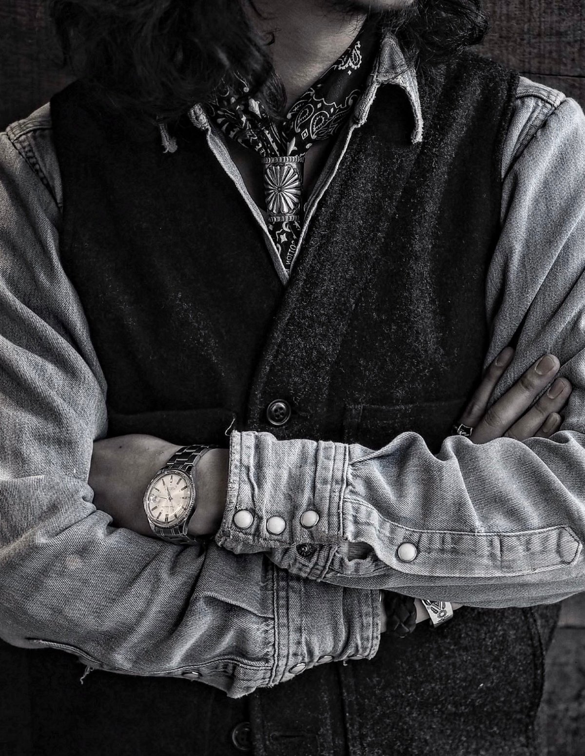MS ring × DEER HORN SMITH'S／BANDANNA SLIDER | C
