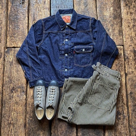 FULLCOUNT / Brown Hickory Cinch Back Work Pants