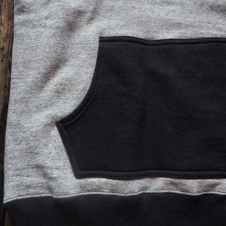 FULL COUNT / After Hood Sweat Shirt Mother Cotton'2Tone'