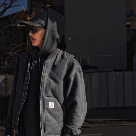THE H.W.DOG&CO. / 2 TONE LEATHER COTTON CAP