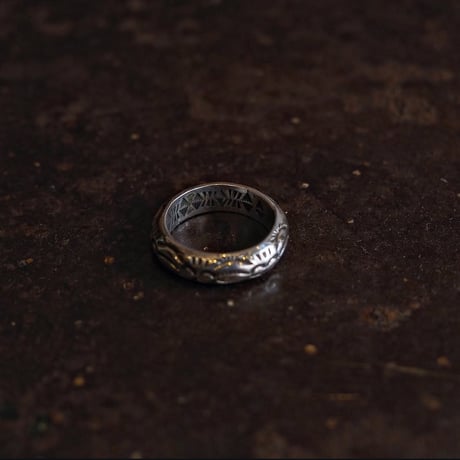 Ray Adakai ／ Round Stamp Work Ring