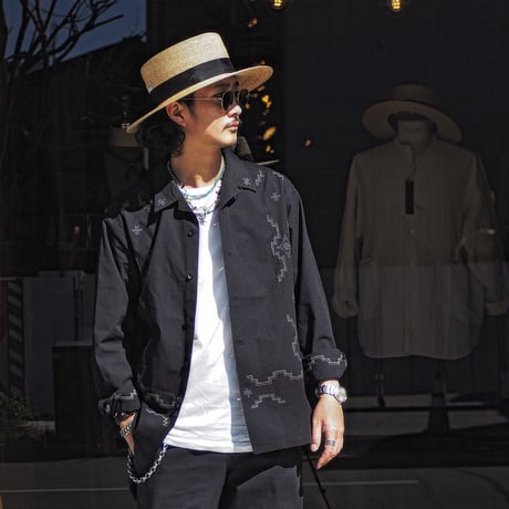 PENDLETON / EMB OPENCOLLAR SHIRT "OX BOW"