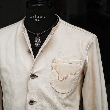 DEER HORN SMITH’S / NO COLLAR JACKET "DEER LEATHER"