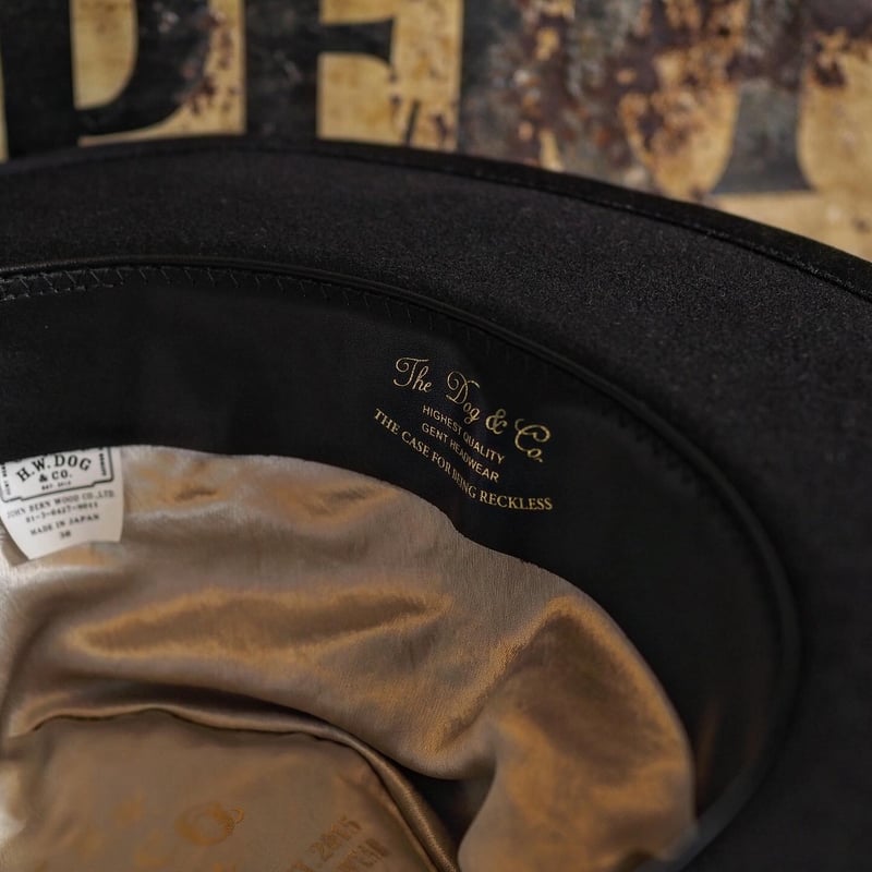 THE H.W. DOG CO. グレー フェルトハット D-00983 /WOOL FRONT-H BRIM9.5 】 – THE H.W.DOG&CO.