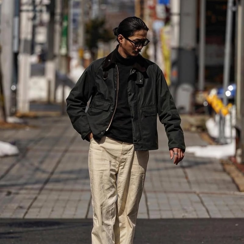Barbour／SPEY WAXED COTTON JACKET -Black- | CALI