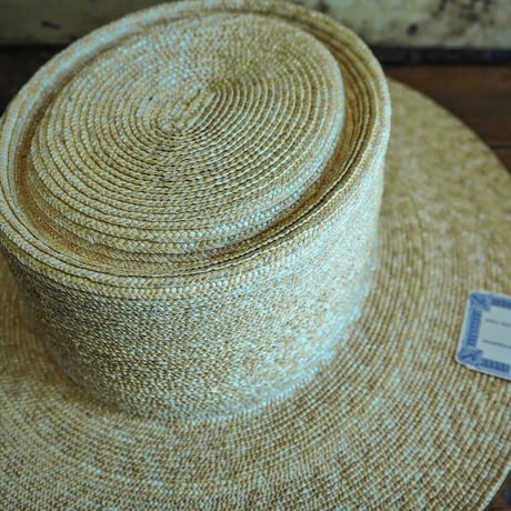 THE H.W.DOG&CO / WHITE PORK PIE HAT