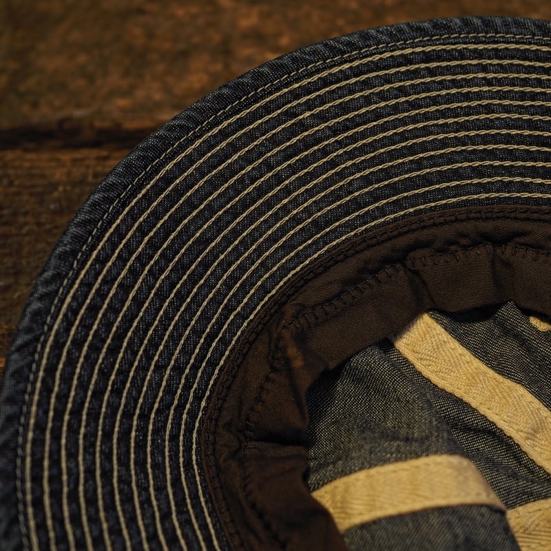 THE H.W. DOG & CO. - FATIGUE HAT 【USED】 H.W. DOG & CO. Fatigue Hat Wool Cotton Serge Khaki Made