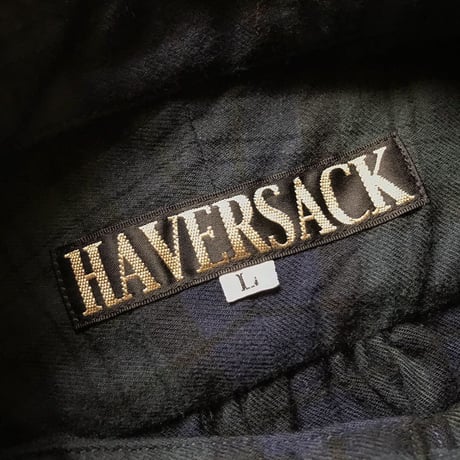 HAVERSACK / ビエラチェック ラウンドカラーシャツ