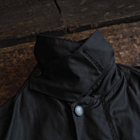 Barbour／SPEY WAXED COTTON JACKET -Black-