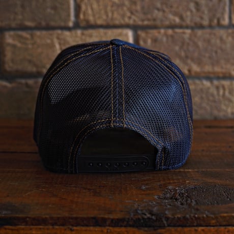 DEER HORN SMITH'S / Logo Mesh Cap ”DENIM”