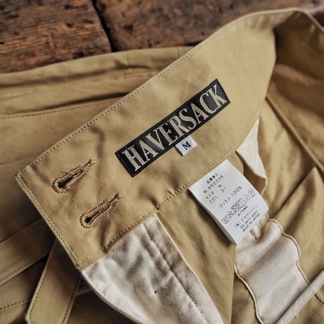 HAVERSACK / ハイカウントドライギャバグルカパンツ