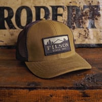 FILSON／LOGGER MESH CAP -Dark Tan-