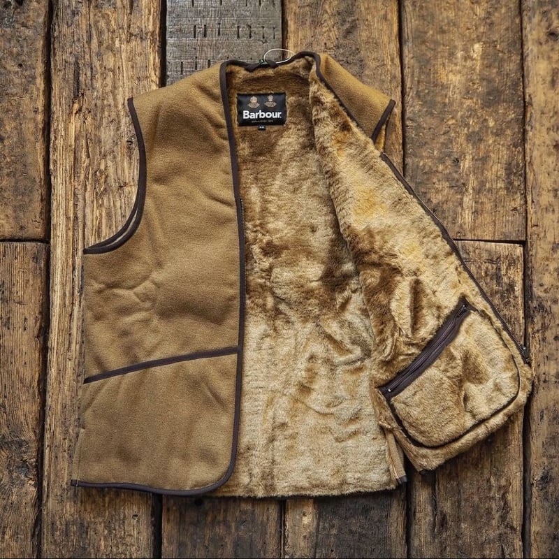 Barbour / Front Zip Fur Liner Vest | CALIFORNIA Barbour / Front Zip Fur Liner Vest | CALIFORNIA
