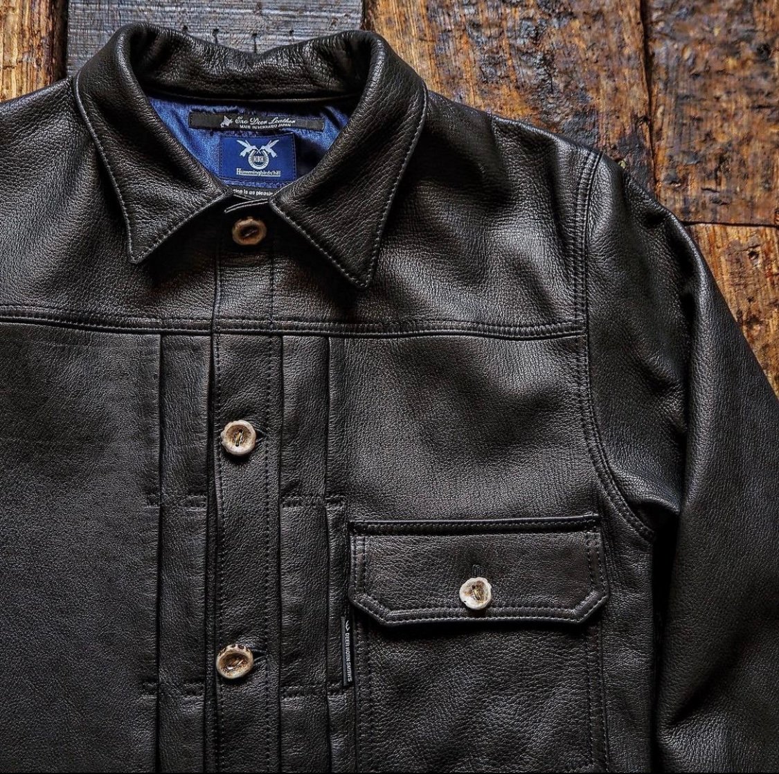 HBHS × DEER HORN SMITH'S / TYPE-1 LEATHER JACK