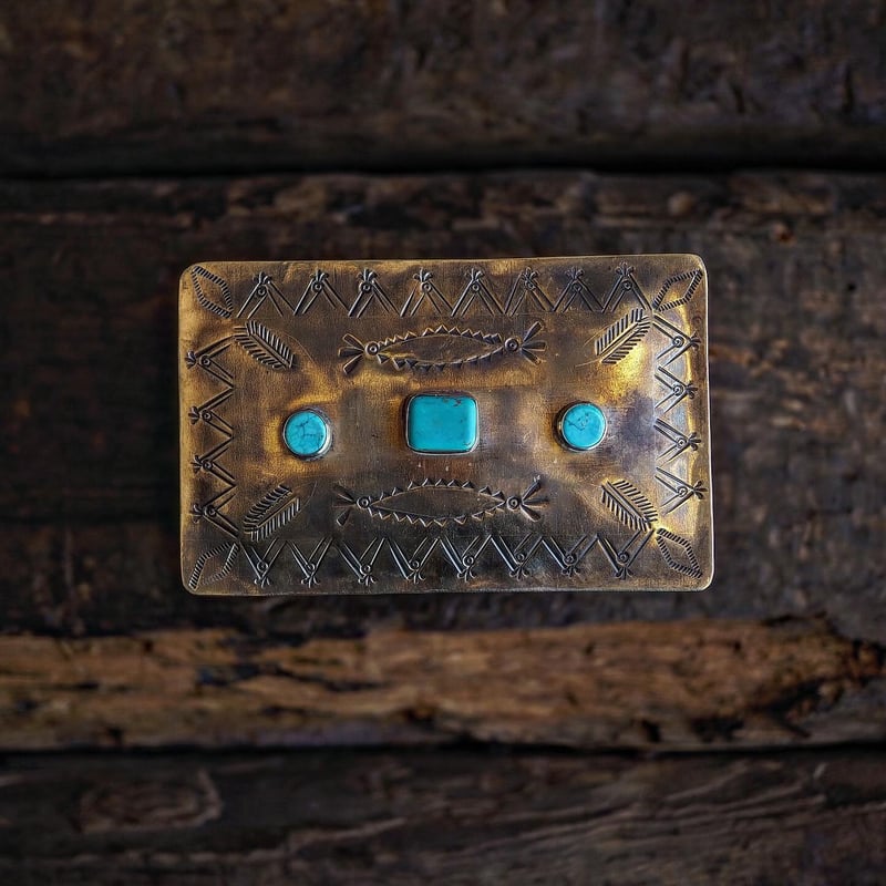 J.Alexander / 3 STONE STAMPED FEATHERS BOX | CA