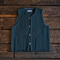 TRUJILLO'S ／ CHIMAYO ROUNDCOLLAR VEST（４０〜４２）