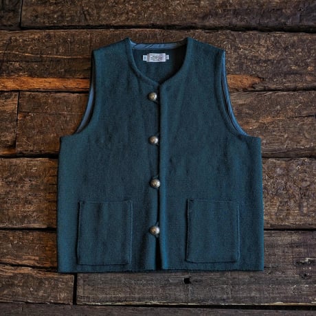TRUJILLO'S ／ CHIMAYO ROUNDCOLLAR VEST（４０〜４２）
