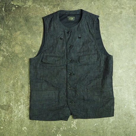 FULLCOUNTｘADDICTCLOTHES / DENIM 4 POCKET WAISTCOAT