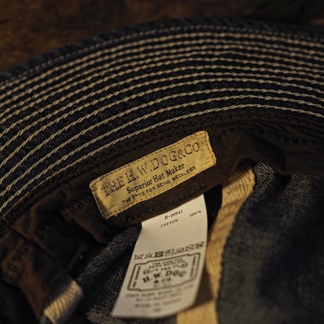 THE H.W.DOG&CO. / Vintage Denim Fatigue Hat "Indigo"