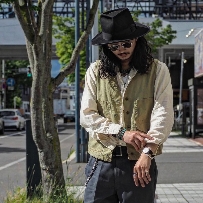 The Dog & Co. ベージュフェルトハット POLKAP RABBIT FUR FELT HAT - Beige – THE H.W.DOG&CO.