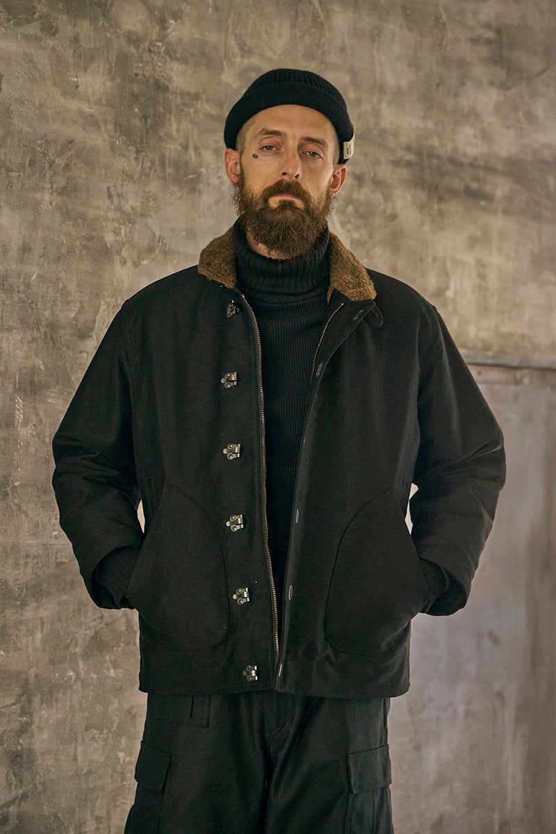 Nigel Cabourn ／ 40's US CLIP JACKET MODIFY -Bla