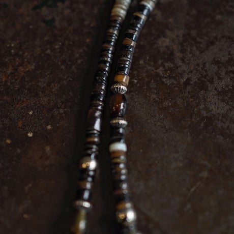 DUCK TAIL ／Heishi & Shell Beads Necklace "Type-A"