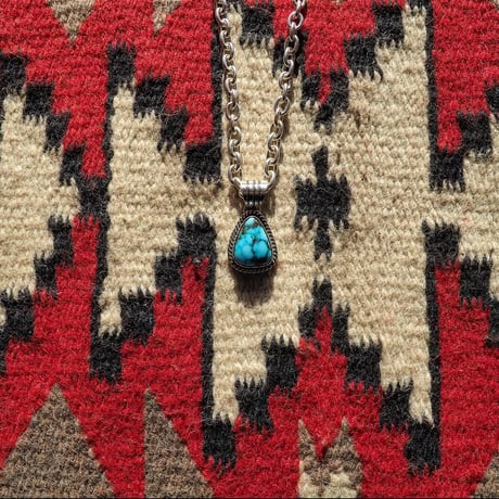 Henry Mariano ／ TURQUOISE PENDANT TOP "Kingman Turquoise"  B
