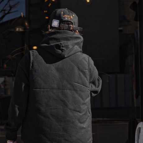 THE H.W.DOG&CO. / 2 TONE LEATHER COTTON CAP