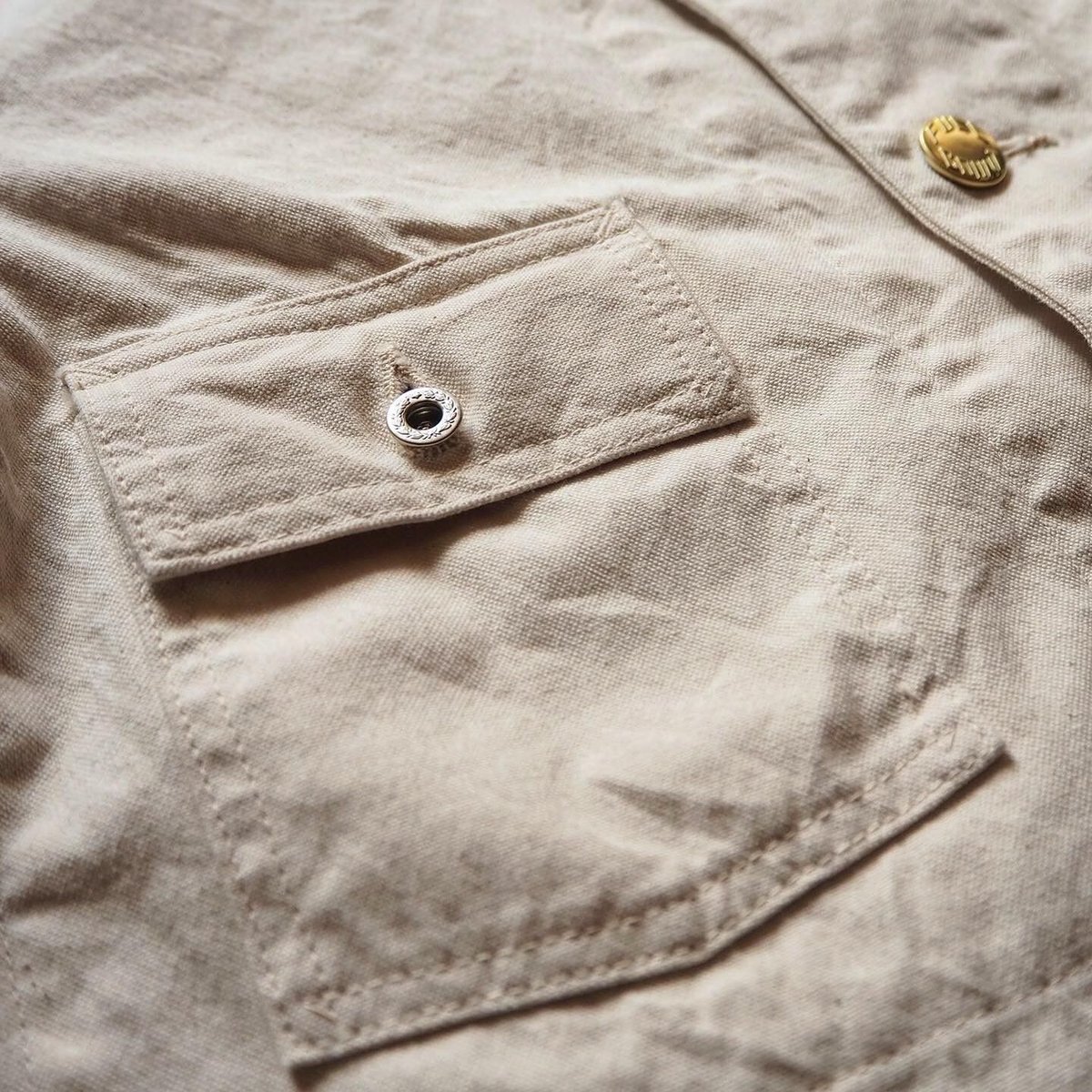FULLCOUNT / WHITE CANVAS COVERALL JACKET | CALI