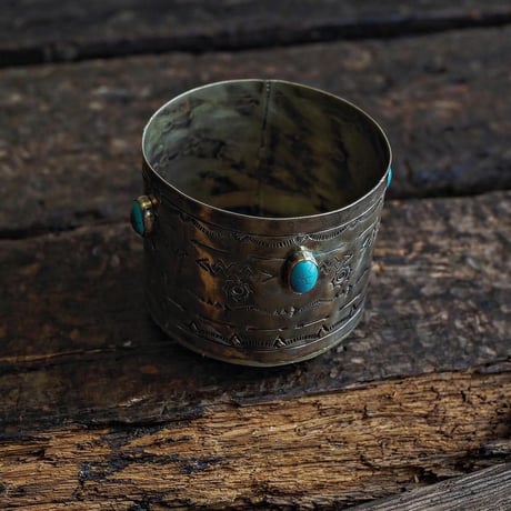 J.Alexander / STAMPED TURQUOISE WINE COASTER