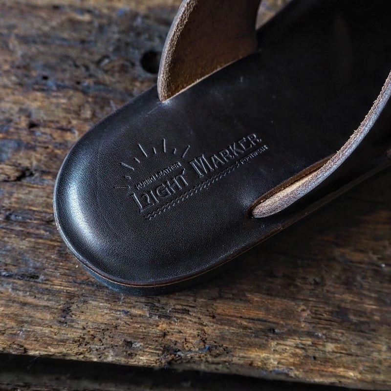 LIGHT MARKER /DOUBLE MONK STRAP SANDAL (BLACK C