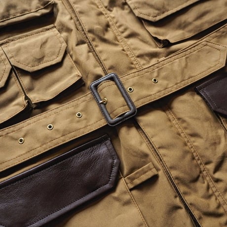 BiburyCourt／WAXED COTTON FIELD JACKET -Sand Beige-