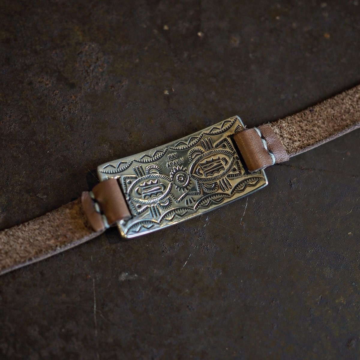 RAY ADAKAI ／ STAMP WORK & INLAY BRACELET | CALI