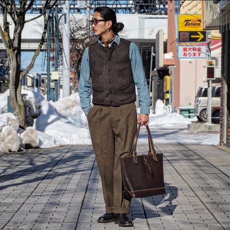 Browns Beach / EARLY VEST "OXFORD GRAY"