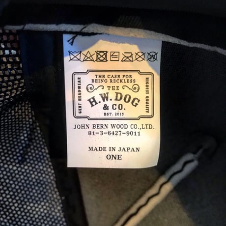 THE.H.W.DOG & CO. / MESH CAP