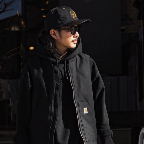 THE H.W.DOG&CO. / 2 TONE LEATHER COTTON CAP