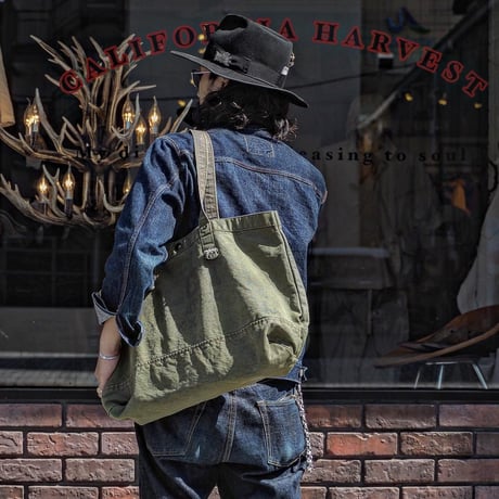 FULLCOUNT / Paraffin Canvas Coal Bag