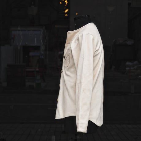 DEER HORN SMITH’S / NO COLLAR JACKET "DEER LEATHER"