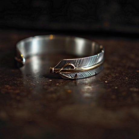 John Nelson ／ FEATHER BANGLE 12K G.F -13mm-