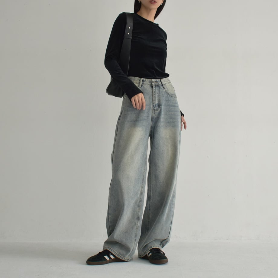 【大特価!!】 bottoms-02253 3way裾タック G h s i v a L | パンツ デニム Pants