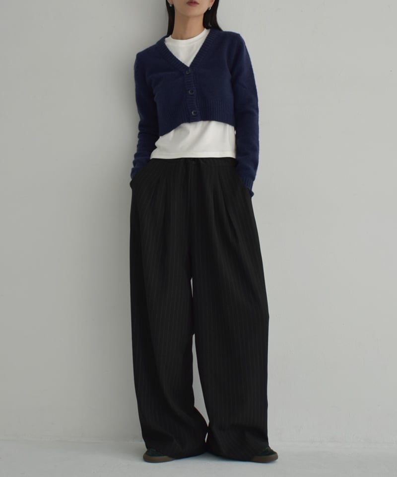 knit-02281 ショート カーディガン グレー ネイビー ブラック knit-02281 ショート カーディガン グレー ネイビー ブラック