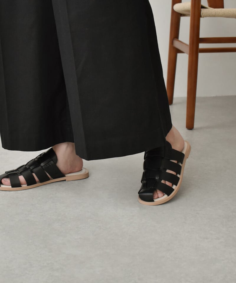 【極美品】グルカサンダル ブラック 黒 H.A.K FUNALIVE サンダル メンズ 本革 グルカサンダル : ZOZOTOWN