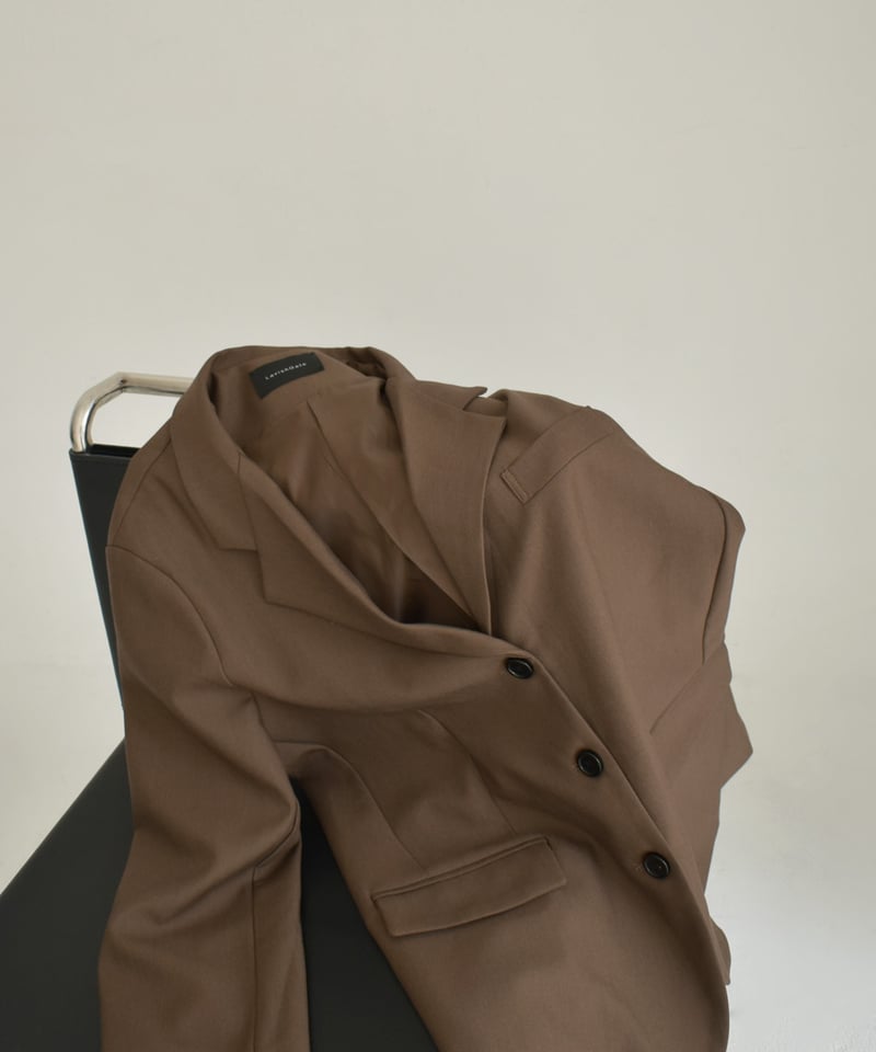 jacket-02023 3button テーラードジャケット ブラウン | L a v i